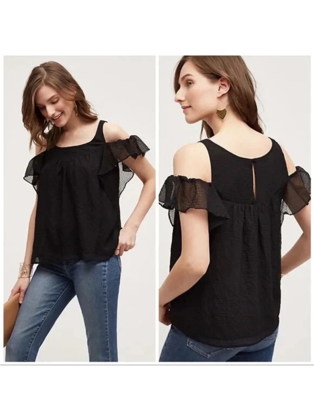 Anthropologie Nava Off-The-Shoulder Top by Maeve